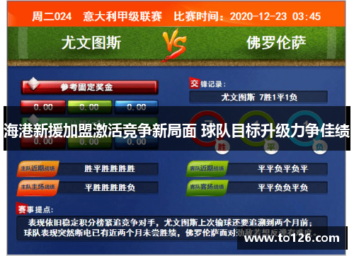 海港新援加盟激活竞争新局面 球队目标升级力争佳绩
